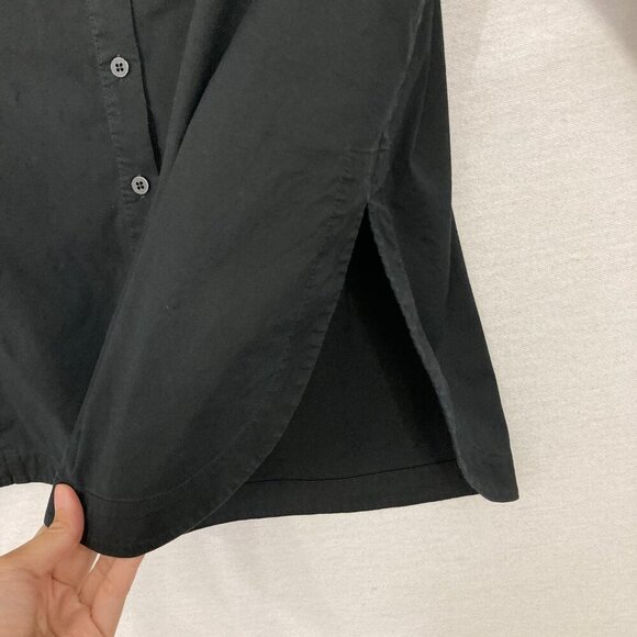 Misook Black Relaxed Fit Long Sleeve Button Down XL Preppy Office - Picture 6 of 9
